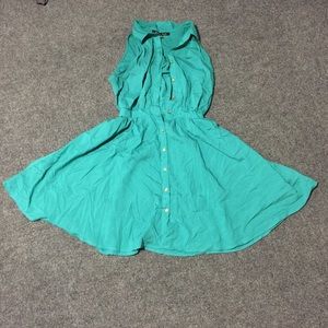 Sleeveless Sparkly Collared Dress | Sweet Rain